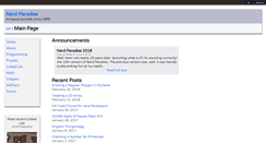 Desktop Screenshot of nerdparadise.com